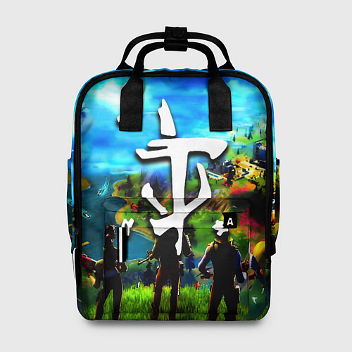 Женский рюкзак Fortnite x doom logo / 3D-принт – фото 1