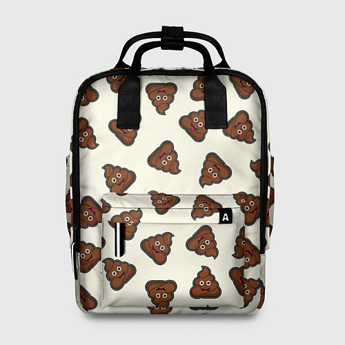 Женский рюкзак Нашивки какашки / 3D-принт – фото 1
