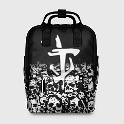 Рюкзак женский Doom черепа, цвет: 3D-принт