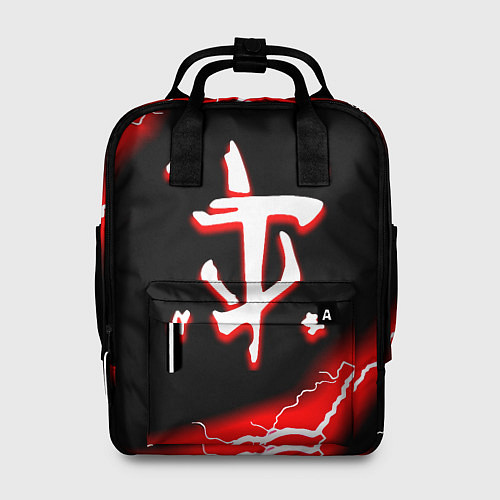 Женский рюкзак Doom красный шторм / 3D-принт – фото 1