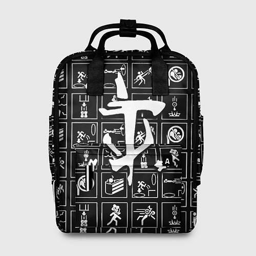 Женский рюкзак Doom x portal / 3D-принт – фото 1