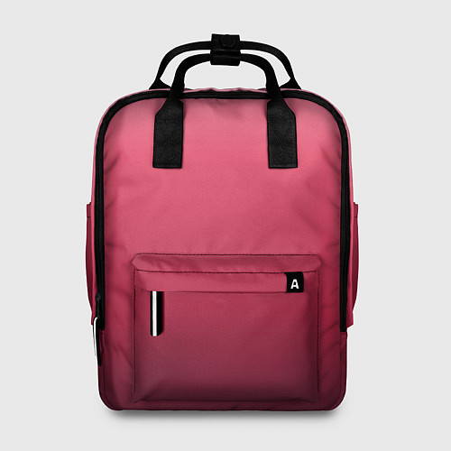 Женский рюкзак Градиент гранатовый / 3D-принт – фото 1