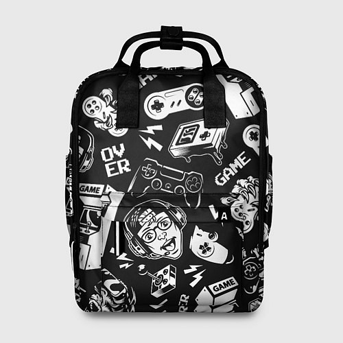 Женский рюкзак Retro gamer pattern / 3D-принт – фото 1