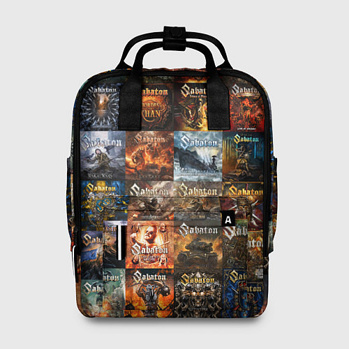 Женский рюкзак Sabaton - обложки альбомов и песен / 3D-принт – фото 1