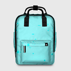 Рюкзак женский Color light blue shapes, цвет: 3D-принт