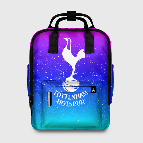 Женский рюкзак Тоттенхэм Хотспур неон краски / 3D-принт – фото 1