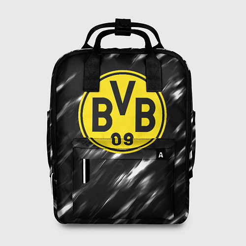 Женский рюкзак Borussia штрихи красок текстура / 3D-принт – фото 1