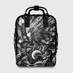 Женский рюкзак Abstraction cyber pattern - ai art fantasy