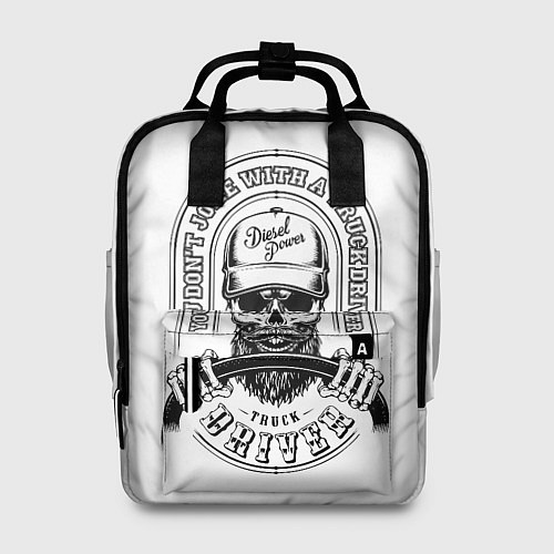 Женский рюкзак Водитель грузовика / 3D-принт – фото 1