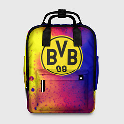 Рюкзак женский Borussia космические краски, цвет: 3D-принт