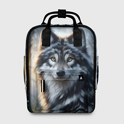 Женский рюкзак Морда волка - Россия