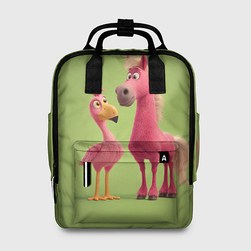 Женский рюкзак Розовые они такие / 3D-принт – фото 1