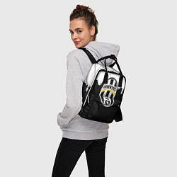 Рюкзак женский Juventus капли красок, цвет: 3D-принт — фото 2