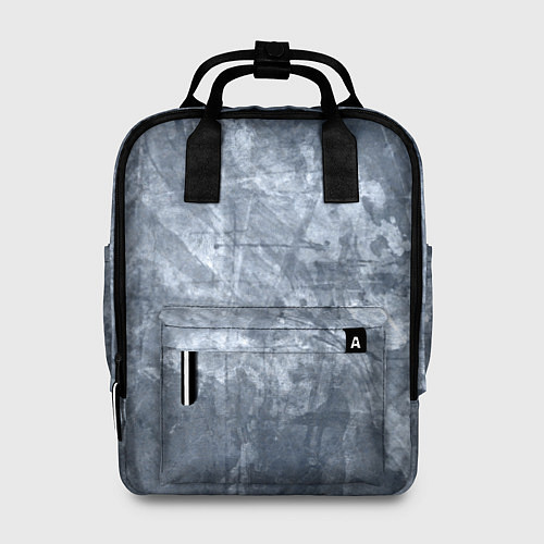 Женский рюкзак Абстракция - gray-blue / 3D-принт – фото 1