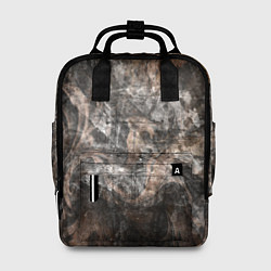 Женский рюкзак Абстракция - brown darkness