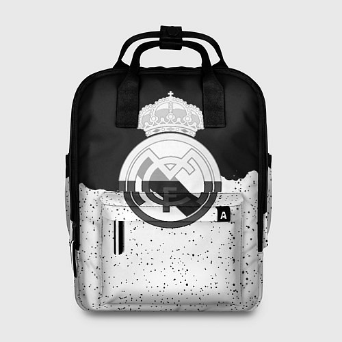 Женский рюкзак Реал Мадрид лого ночь текстура / 3D-принт – фото 1