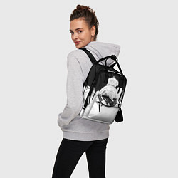 Рюкзак женский Реал Мадрид жидкие краски текстура, цвет: 3D-принт — фото 2