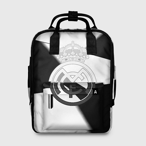 Женский рюкзак Реал Мадрид геометрия полосы / 3D-принт – фото 1
