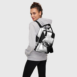 Рюкзак женский Реал Мадрид геометрия полосы, цвет: 3D-принт — фото 2