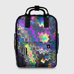 Рюкзак женский Абстракция переливы, цвет: 3D-принт