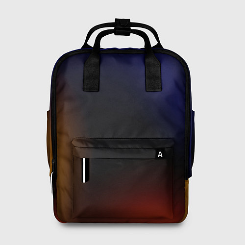 Женский рюкзак Color black red blue / 3D-принт – фото 1