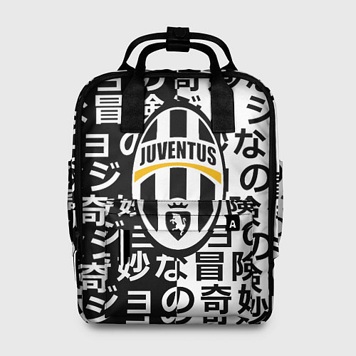 Женский рюкзак Ювентус японский паттерн / 3D-принт – фото 1