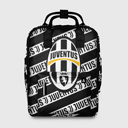 Рюкзак женский Ювентус полосы линии спорт, цвет: 3D-принт