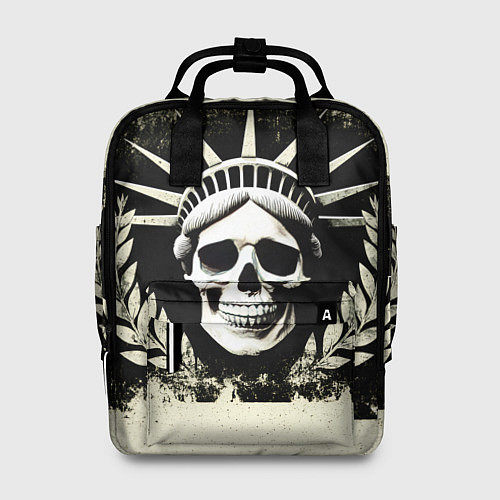 Женский рюкзак Череп статуя свободы / 3D-принт – фото 1