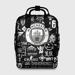 Женский рюкзак Манчестер сити логотипы игр