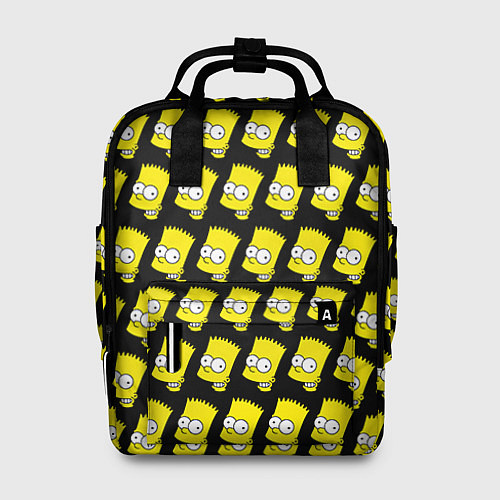 Женский рюкзак Барт Симпсон: узор / 3D-принт – фото 1