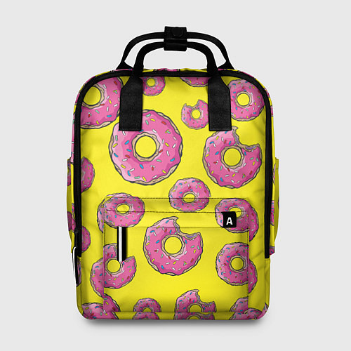 Женский рюкзак Пончики Гомера / 3D-принт – фото 1