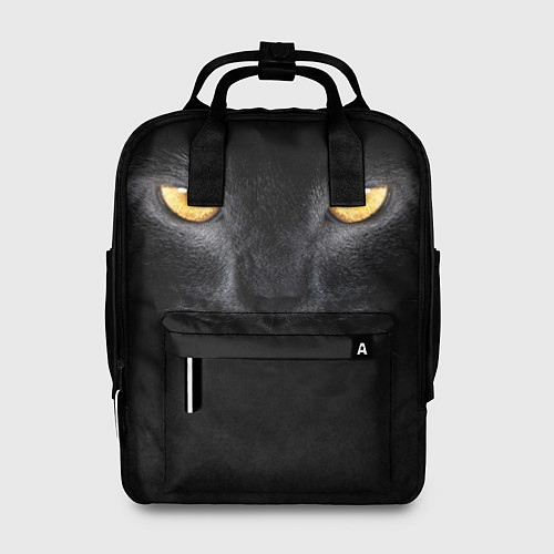 Женский рюкзак Черная кошка / 3D-принт – фото 1