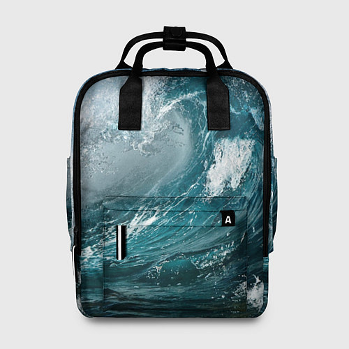 Женский рюкзак Волна / 3D-принт – фото 1