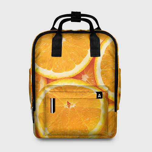Женский рюкзак Апельсин / 3D-принт – фото 1