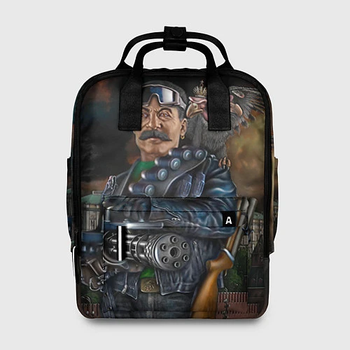 Женский рюкзак Сталин военный / 3D-принт – фото 1