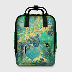 Женский рюкзак Узор из листьев