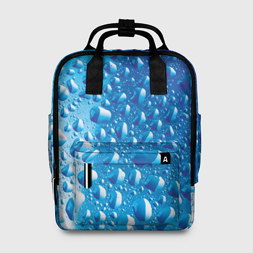 Женский рюкзак Капли воды / 3D-принт – фото 1