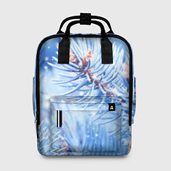 Рюкзак женский Снежные иголки, цвет: 3D-принт