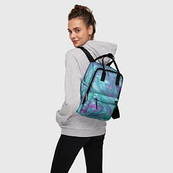 Рюкзак женский Смесь красок, цвет: 3D-принт — фото 2