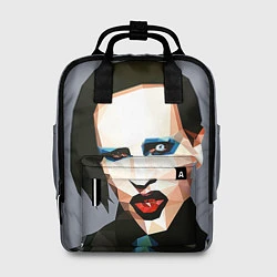 Рюкзак женский Mаrilyn Manson Art, цвет: 3D-принт