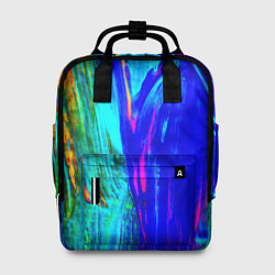 Рюкзак женский Разводы красок, цвет: 3D-принт