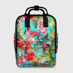 Рюкзак женский Тропический мир, цвет: 3D-принт
