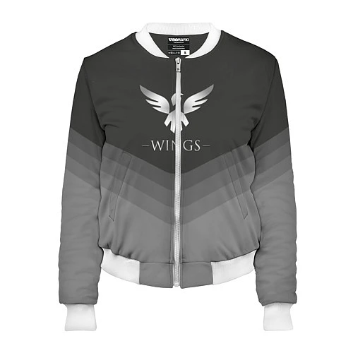Женский бомбер Wings Uniform / 3D-Белый – фото 1