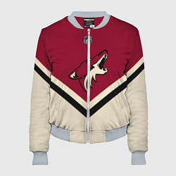 Бомбер женский NHL: Arizona Coyotes, цвет: 3D-меланж