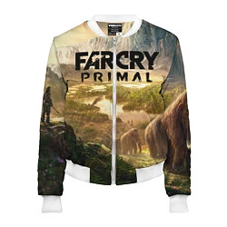 Бомбер женский Far Cry: Primal, цвет: 3D-белый
