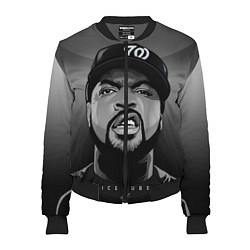 Бомбер женский Ice Cube: Gangsta, цвет: 3D-черный