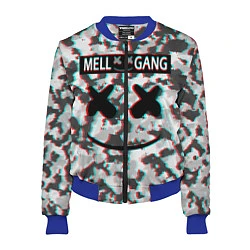 Бомбер женский Mell x Gang, цвет: 3D-синий
