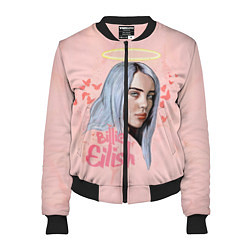 Бомбер женский Billie Eilish, цвет: 3D-черный