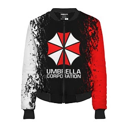 Бомбер женский UMBRELLA CORP, цвет: 3D-черный