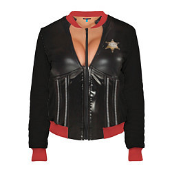 Бомбер женский Костюм шерифа, цвет: 3D-красный